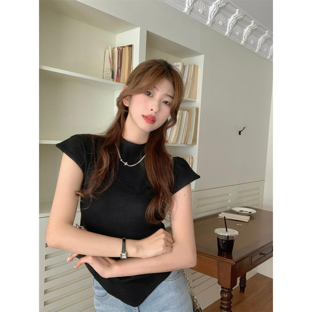 61810 Mùa Hè Phong Cách Mới Áo Dệt Kim Phụ Nữ