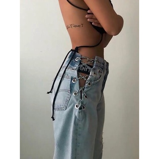 Quần jean hở eo sexy (SẴN S)