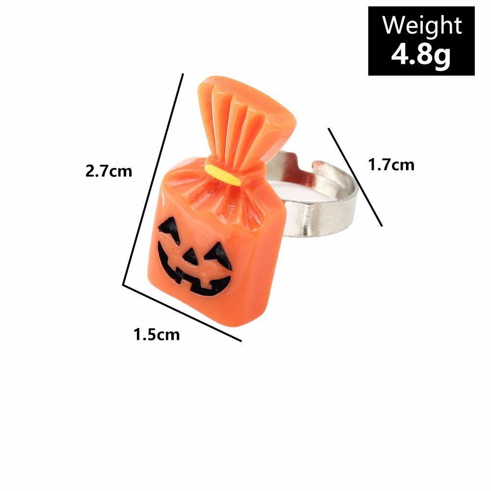 Norman Nhẫn Hở Hình Bí Ngô / Dơi / Ma Kiểu retro Cá Tính Cho Nữ Dịp halloween