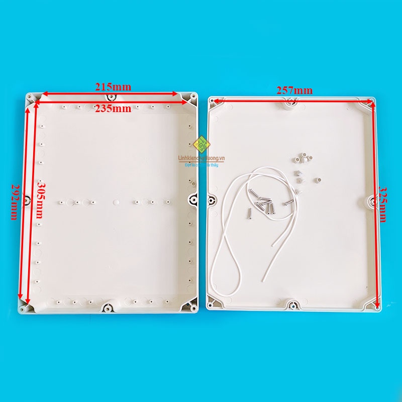Hộp nhựa 340x270x62mm chống ẩm