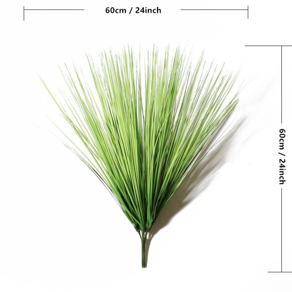 1 Cây Hành Tây Nhân Tạo 9 Bông Sống Động Như Thật Dùng Trang Trí Trong Nhà / Ngoài Trời|Cỏ Shrub Giả Chống Tia UV