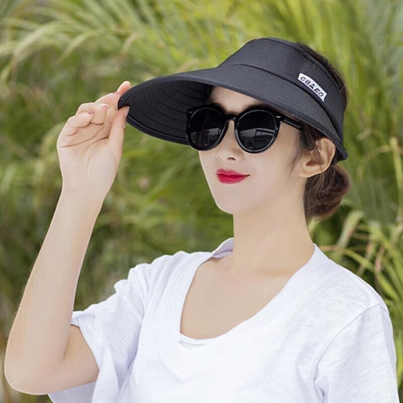 Mũ, Nón Chống Nắng Nửa Đầu Rộng Vành CBAEO Siêu Hot
