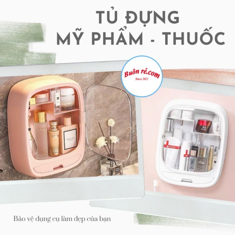 Kệ Mỹ Phẩm ,Tủ Đựng Mỹ Phẩm Dán Tường Đa Năng HOKORI VIỆT NHẬT hàng cao cấp