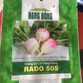 Hạt Giống Củ cải trắng hồng RD505