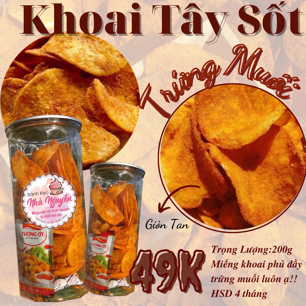 KHOAI TÂY SỐT TRỨNG MUỐI