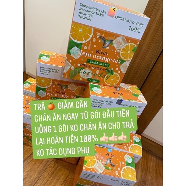 Trà Cam Vcha Hỗ Trợ Giảm Cân