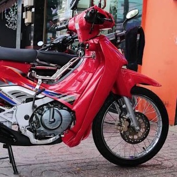Tem Rời Suzuki Satria 2000 Đỏ - Tem Chuẩn