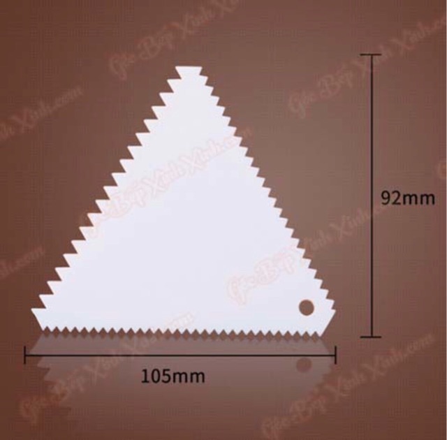 Miếng Nhựa Tạo Vân Bánh Tam Giác