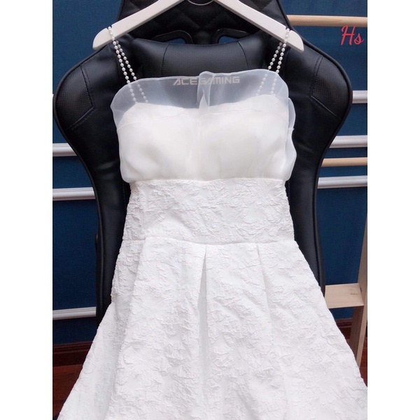 Váy dây ngọc dáng dài HS6