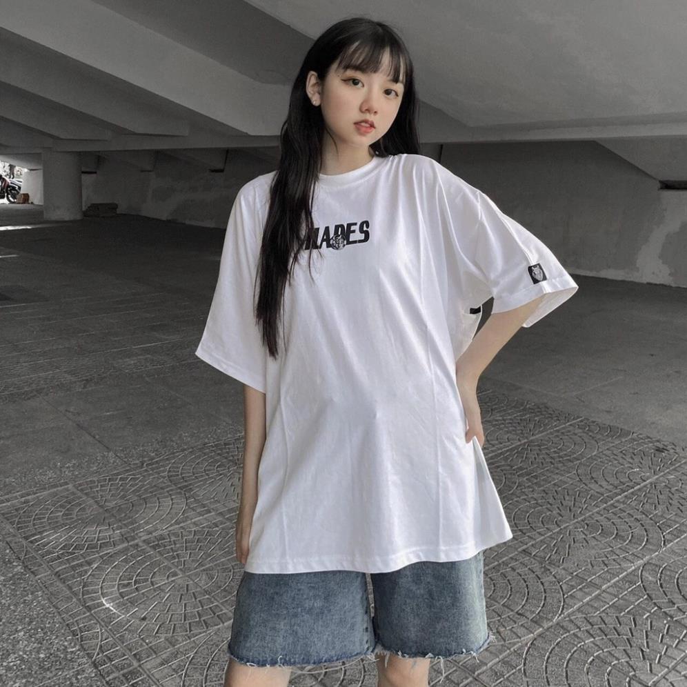 Áo thun tay lỡ in chữ HADES 2 màu đen, trắng dễ phối đồ/ Áo phông nam nữ oversize dáng thụng cá tính_nanoulzzang Đẹp