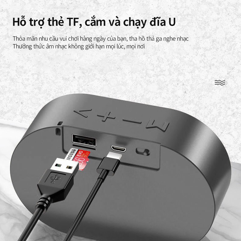 Loa bluetooth G32 thiết kế không dây âm thanh siêu trầm hỗ trợ khe cắm thẻ TF