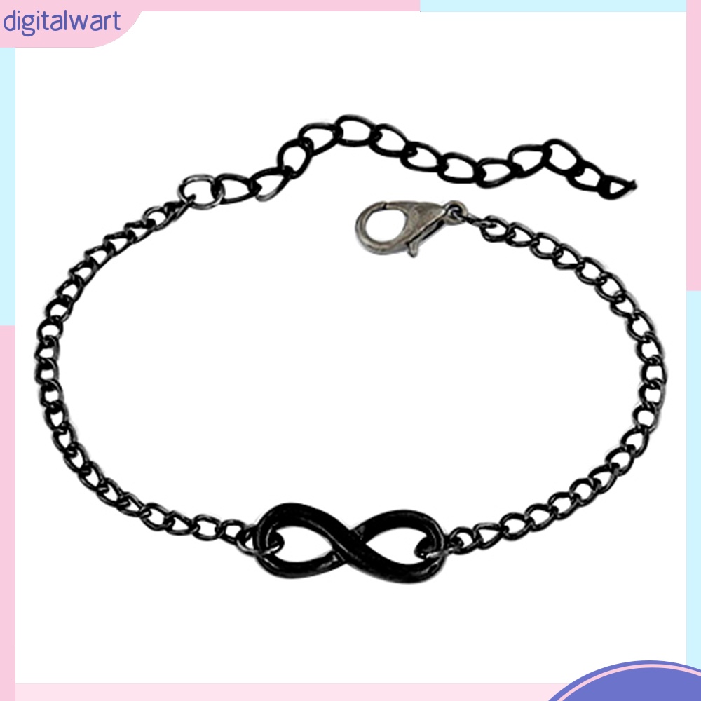 Vòng tay dây xích họa tiết vô cực dễ thương cá tính dành cho nữ