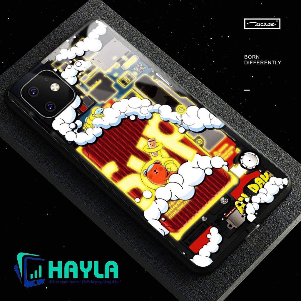 Ốp lưng Iphone nháy đèn LED theo nhịp điệu âm nhạc 6/6plus/6s/6splus/7/7plus/8/8plus/x/xr/xs/11/12/pro/max/promax ODT03