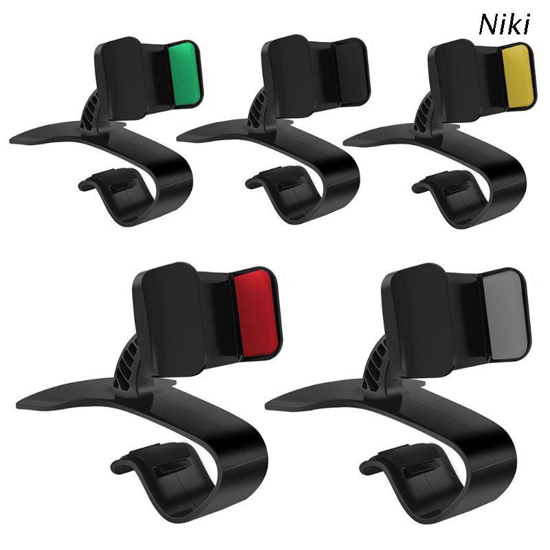 Niki Universal Car Phone Holder 360 Degree Rotatable Dashboard Mount Stand for iPhone XS X Samsung Xiaomi Cellphones