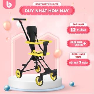 Xe đẩy gấp gọn Sonic 02, Xe đẩy cho bé đi du lịch gọn nhẹ BellyBaby