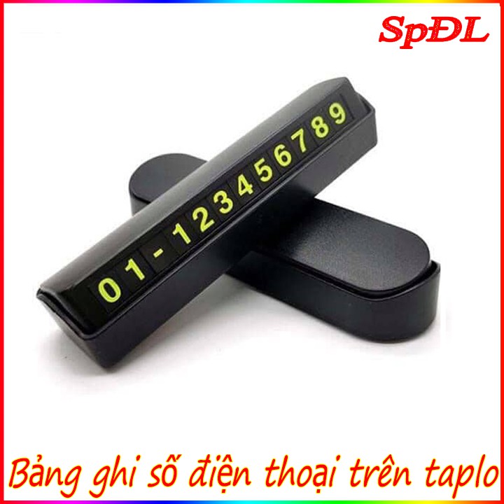 Bảng ghi số điện thoại cho xe ô tô khi dừng đỗ - mẫu mới loại ấn được đóng và mở