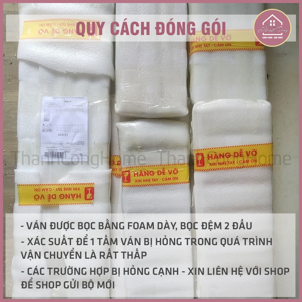 Kệ gắn tường Spa - Quầy thuốc - Tiệm Nail, Đợt gỗ sâu 8cm