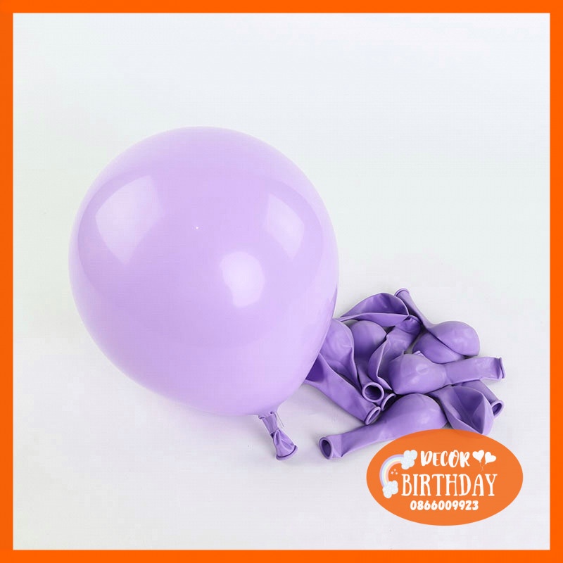 Bóng Bay Trang Trí Sinh Nhật MÀU PASTEL Cực Xinh Cho Bé, Bóng Dày Dặn, Kết Dải Bóng Đơn Giản