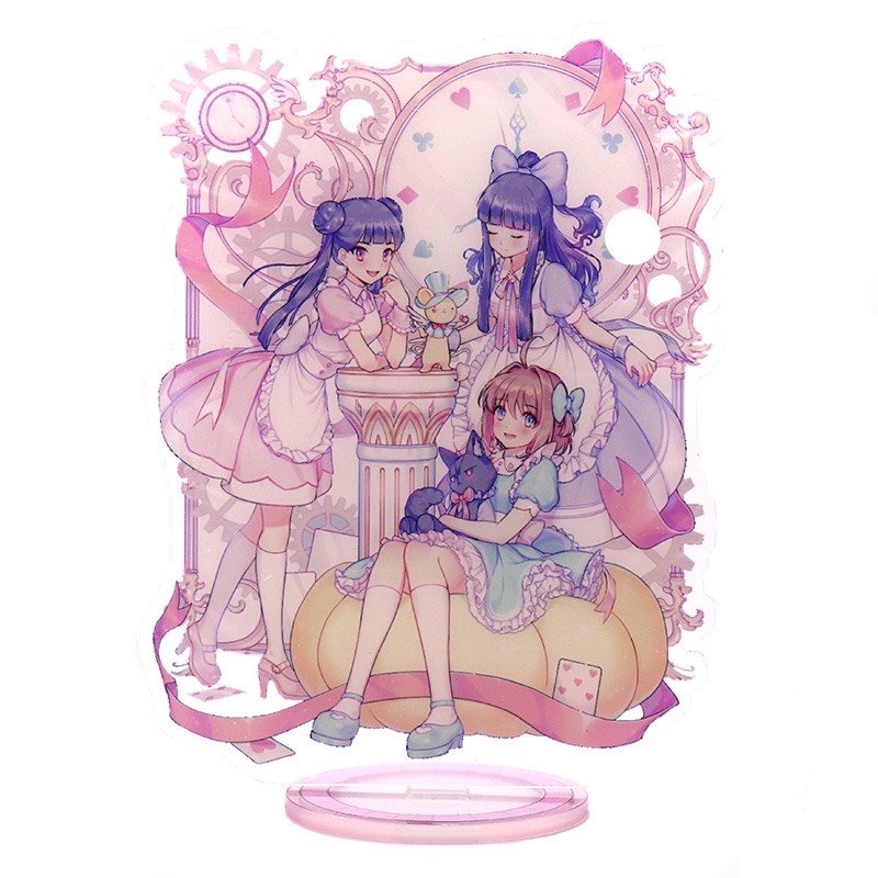 Standee SAKURA THỦ LĨNH THẺ BÀI Tượng Acrylic Standee Anime mica chibi trang trí trưng bày mô hình