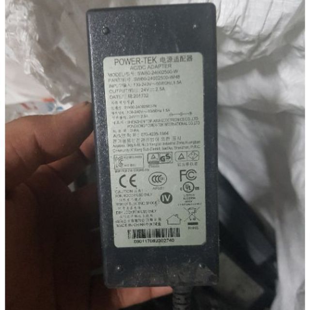 Thanh lý nguồn tổng vỏ nhựa 24V 2.5A hàng chuẩn nhật dây to