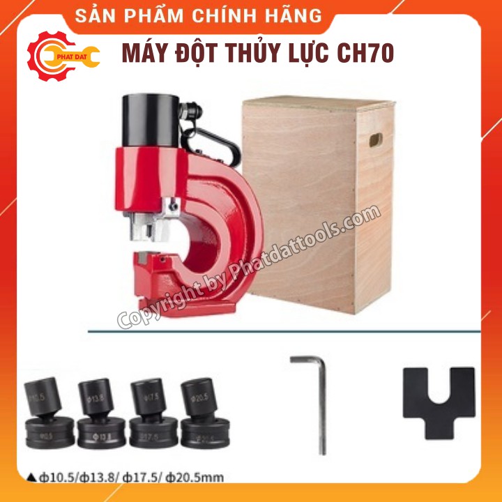 Máy Đột Lỗ Thủy Lực PADA CH70 [Đột dày 12mm] Bảo Hành 6 Tháng