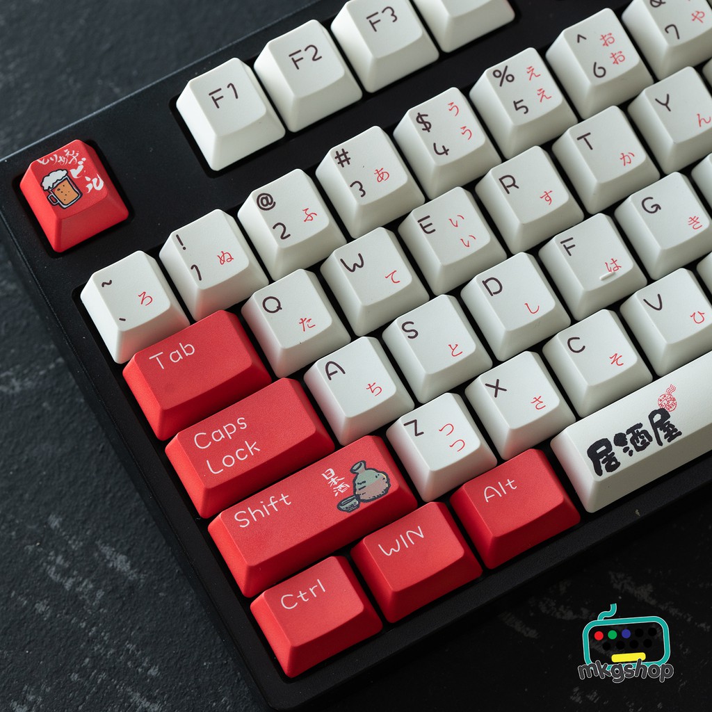 Keycap Ginza nhựa PBT (Filco, leopold, ikbc,....)