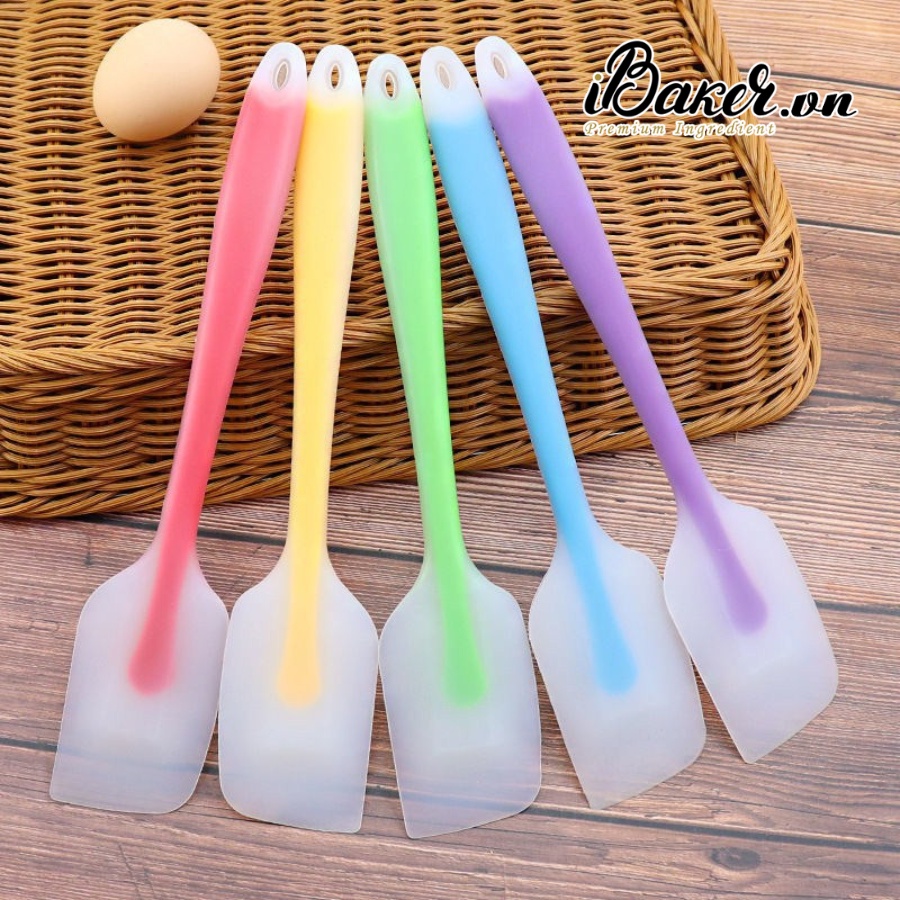 Vét silicon trong sắc màu 28cm (giao màu ngẫu nhiên)