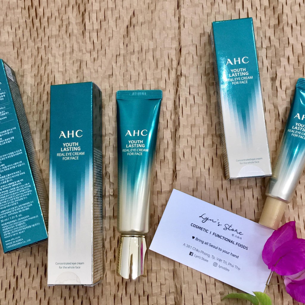 Kem dưỡng mắt AHC Ageless Real Eye Cream For Face 30ml Mẫu Mới