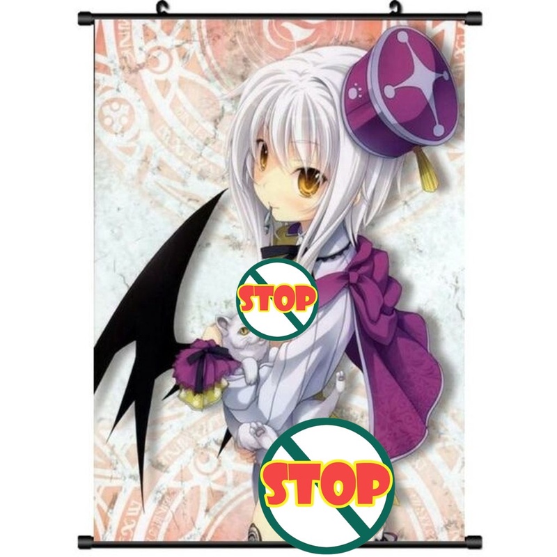 Tranh Cuộn Vải Treo Tường Trang Trí In Hình Anime High School DxD Rias Gremory