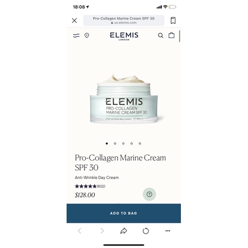 🤍 Kem dưỡng ELEMIS Pro-Collagen Marine Cream SPF 30 15ml