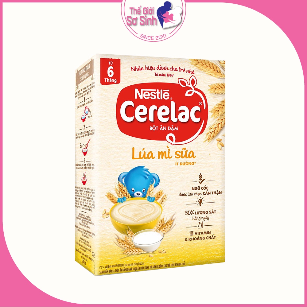 Nestle Bột Ăn Dặm Nhiều Vị, Giúp Bé Dễ Tiêu Hóa, Giàu Dinh Dưỡng, Nguyên Liệu Tự Nhiên - Thế Giới Sơ Sinh