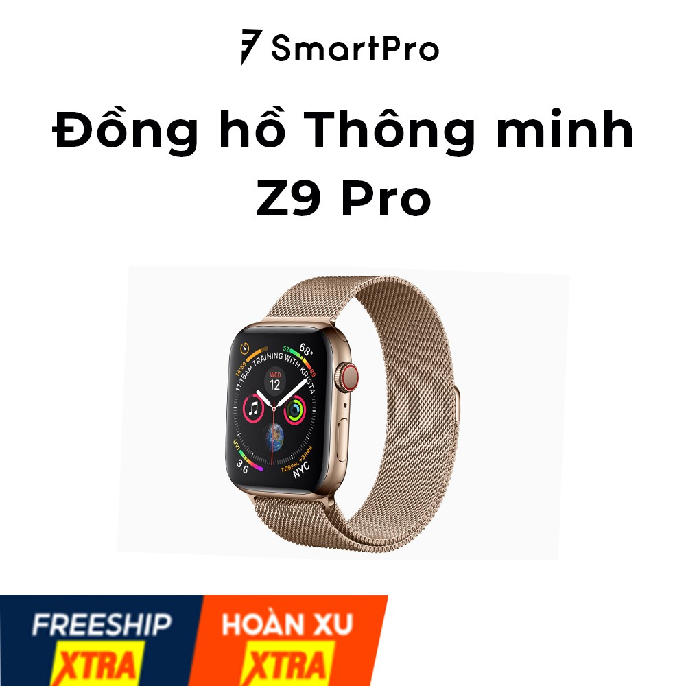 Z9 Pro - Đồng Hồ Thông Minh | pin trâu khủng 5-10 ngày, chống nước tốt, đo huyết áp nhịp tim, dây thép sang trọng