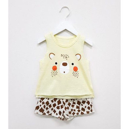 Set Unifriend bé gái gấu vàng