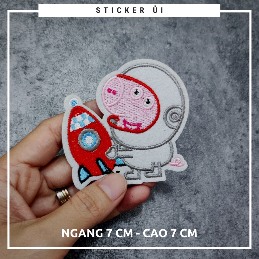 Sticker vải thêu cao cấp - CÓ SẴN KEO ỦI,Patch ủi dùng làm miếng vá Quần Áo,áo phao,BALO,quần jogger, đồ jeans, giày dép