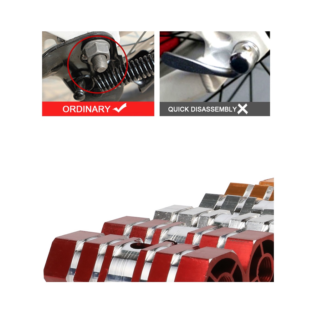 Globetrotter【COD &amp; Hàng sẵn sàng】Bộ 2 Bàn Đạp Chống Trượt Cho Xe Đạp Leo Núi BMX