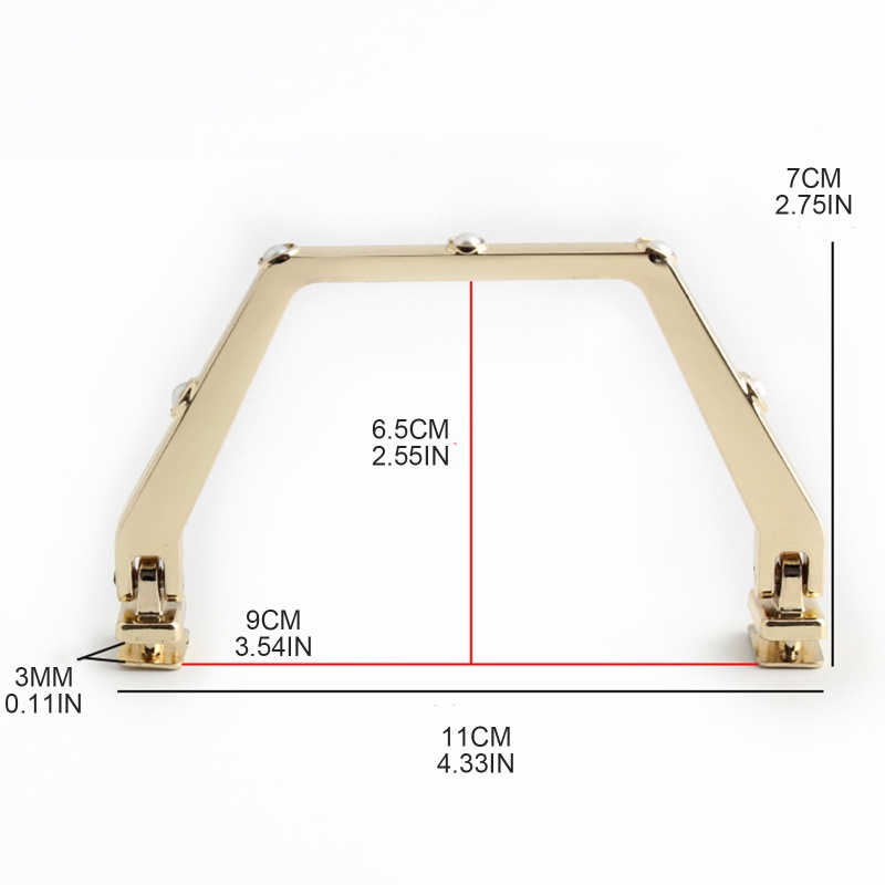 Tay Cầm Kim Loại Dễ Thương Thay Thế Cho Túi Xách DIY