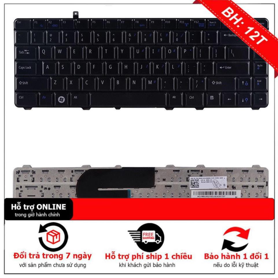 ( BẢO HÀNH 1 ĐỔI 1) Bàn phím Dell Vostro 1014 1015 1088 A840 A860 PP37L