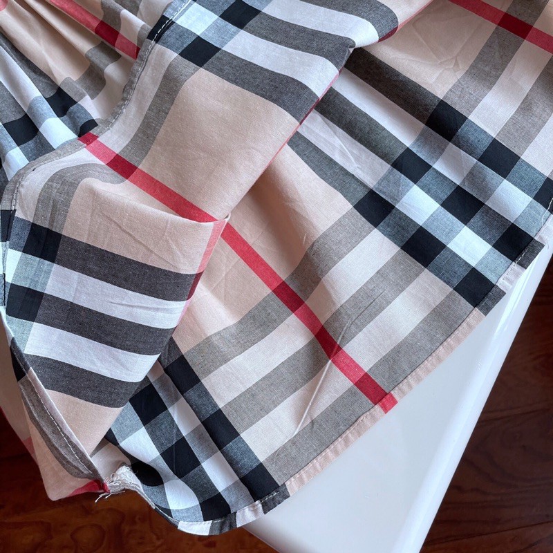 Váy bé gái kẻ sọc cao cấp 3-10 tuổi Chất cotton xuất dư 0421