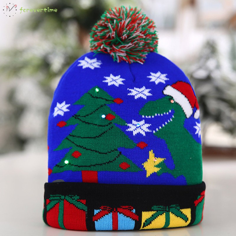 #Mũ len# Christmas Women Knitted Hat Winter Warming Beanie Hats Cap with Ball for Girls Ladies Outdoor