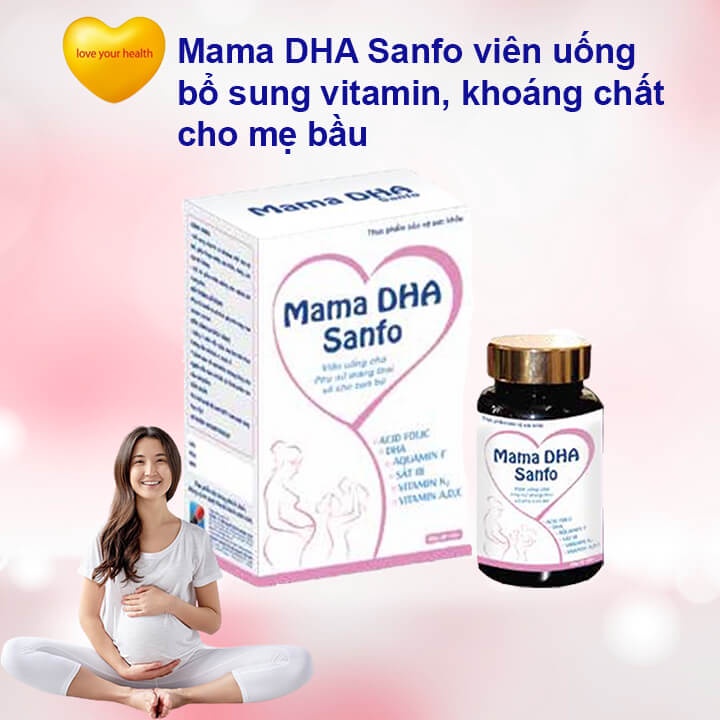 Viên uống bổ sung vitamin, khoáng chất cho mẹ bầu và đang cho con bú, hộp 30 viên