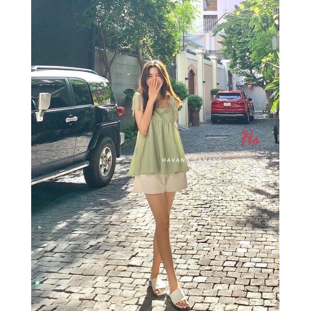 Bộ đũi xanh bơ buộc vai HS6