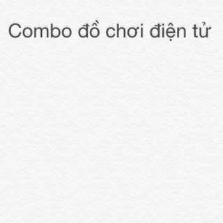 Combo đồ chơi điện tử cho khách