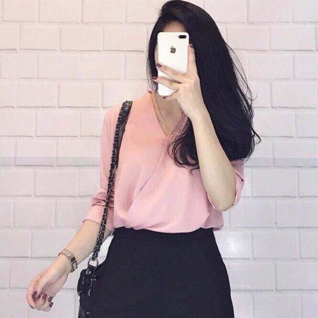 Sơ mi vạt chéo Oasis
