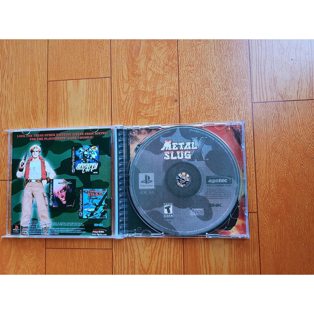 Game ps1 Metal slug X no brand