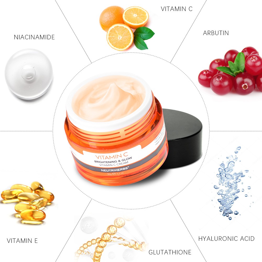 Bộ dưỡng trắng da Vitamin C, Glutathione, Arbutin Neutriherbs- Giúp trắng sáng da, hỗ trợ giảm thâm nám, giảm mụn