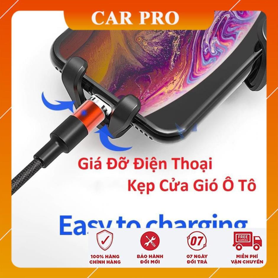 Giá đỡ điện thoại kẹp cửa gió điều hòa đế da cho xe ô tô - CAR PRO