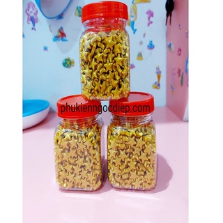Kẹo hình sao màu vàng Lọ 125g