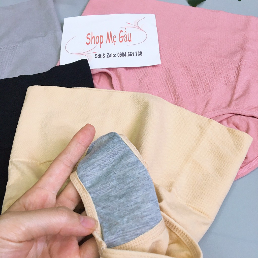 Quần lót nữ kháng khuẩn cạp cao gen bụng, eo thon