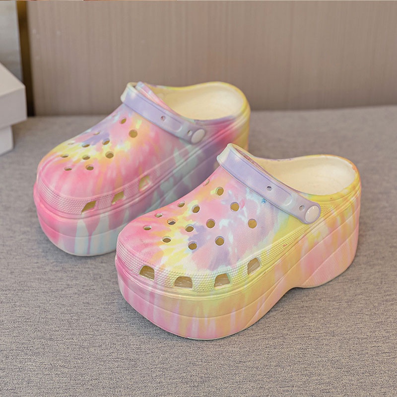 Sandal Cao Gót 10cm / 4 Inches Đế Xuồng Hai size EU36-42 Cho Nữ