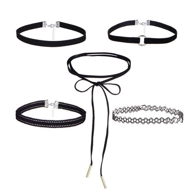 Set choker cá tính